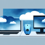 blue virtual desktops graphic
