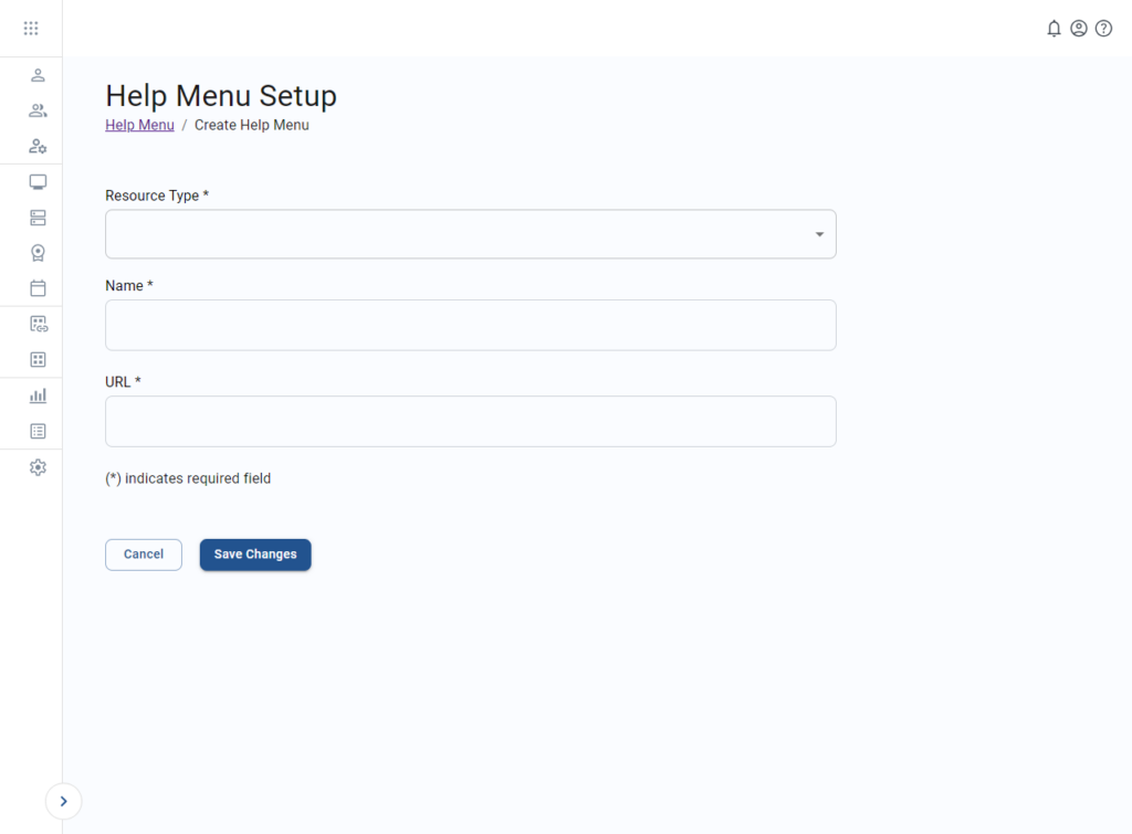 online help menu - caterease support Images High... Configuring the Help Menu – Help Center