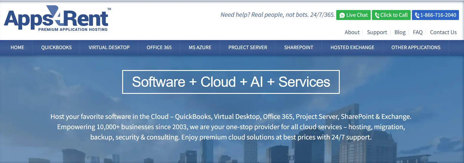 Apps4Rent cloud hosting platform