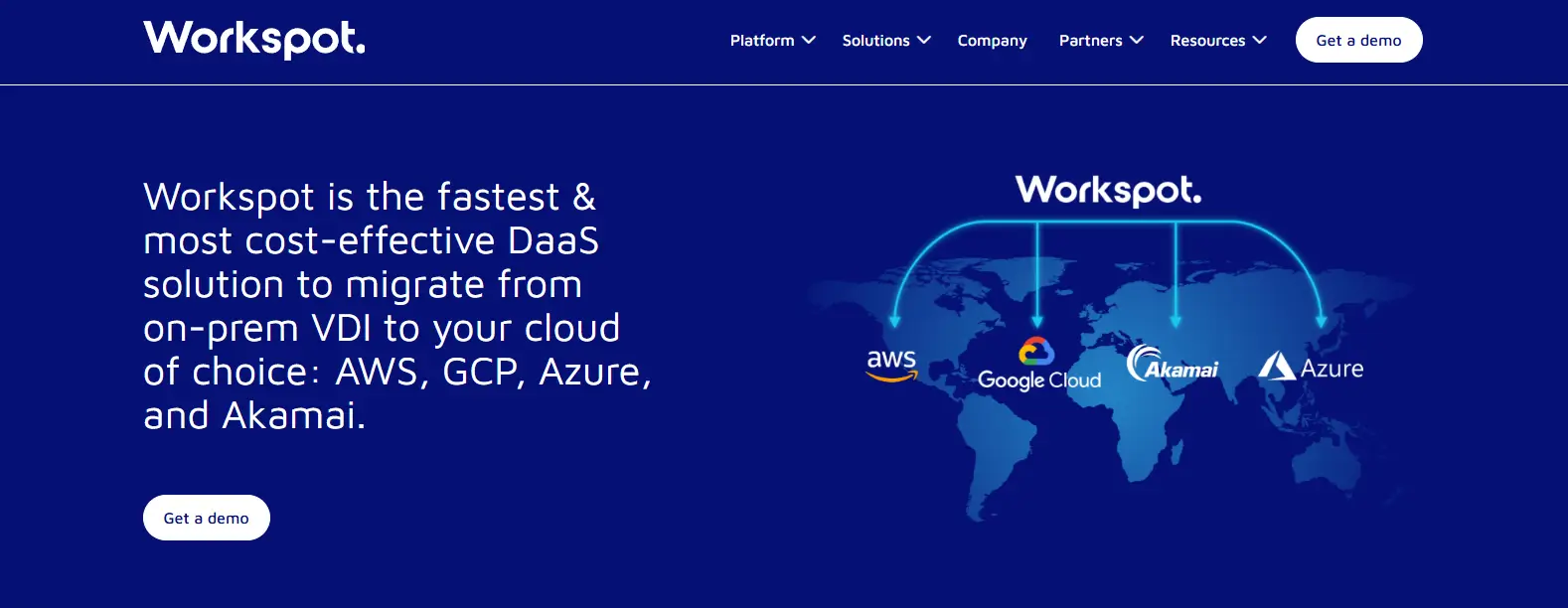 Workspot cloud-native Desktop as a Service platform