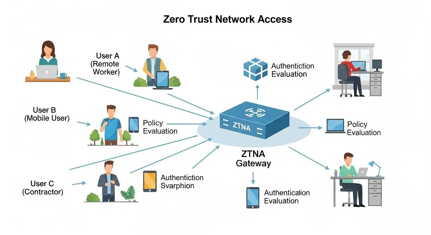 Zero Trust Network Access architecture 
