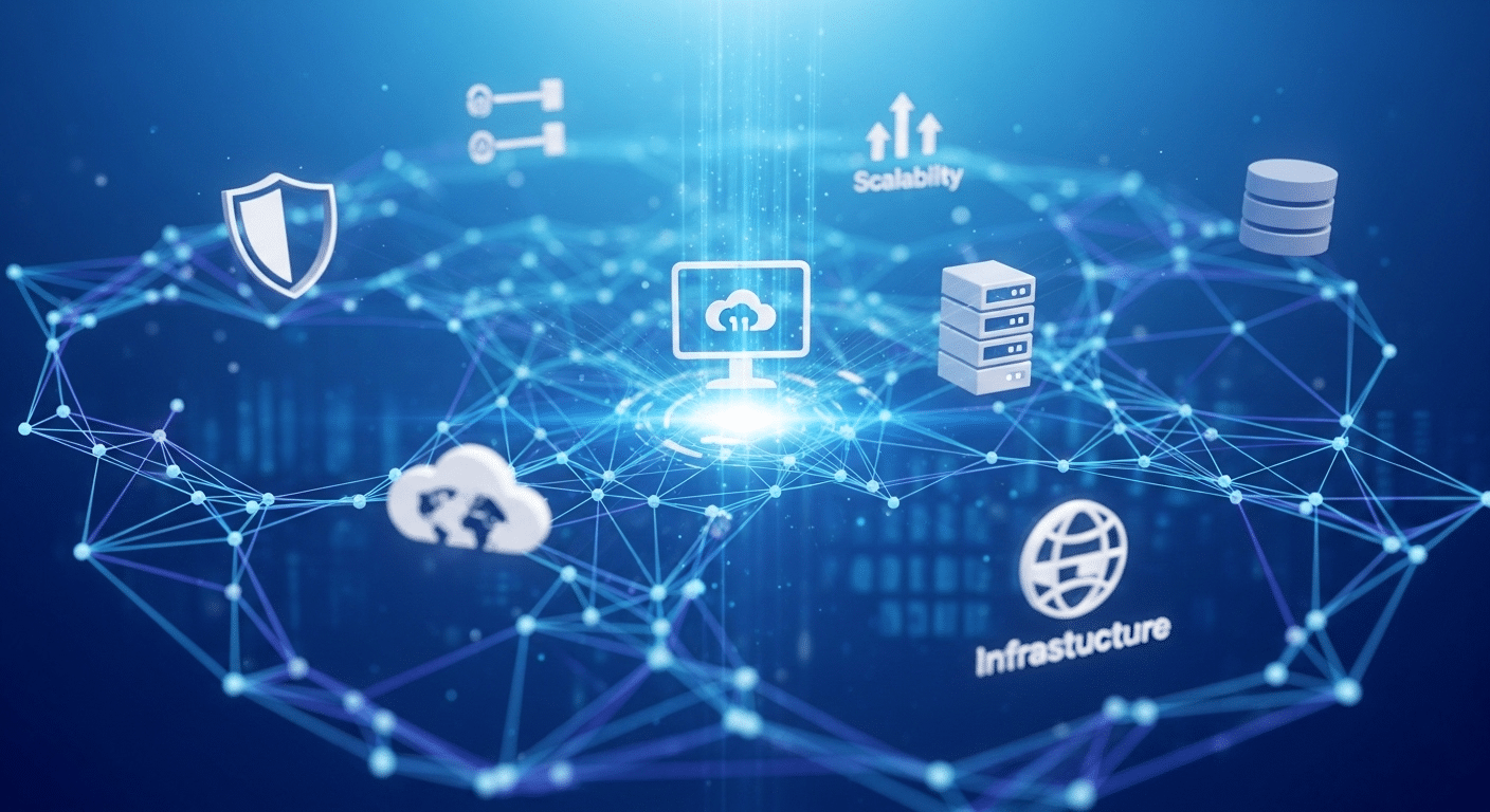 “Integrated Azure Virtual Desktop components working together to deliver a secure, scalable cloud desktop environment.