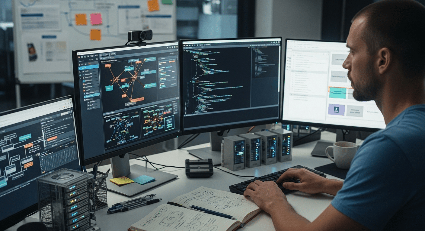 Security researcher documenting attack simulations and mitigation results while managing virtual machine snapshots.