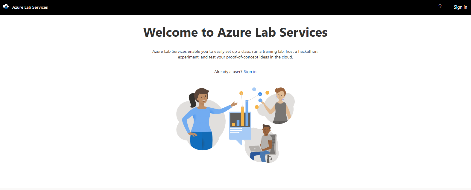 Skillable homepage featuring hands-on virtual labs