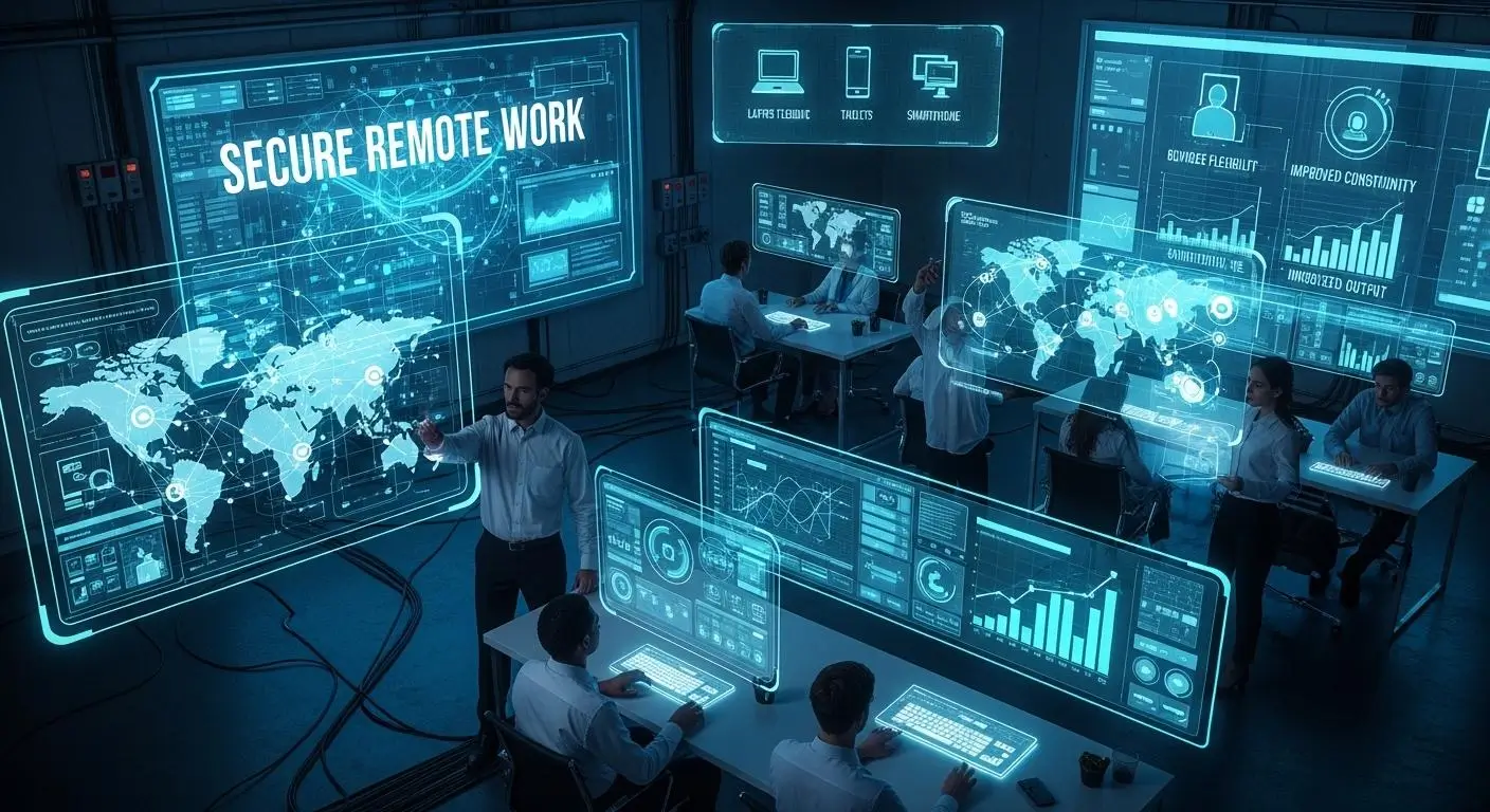 Benefits of virtual desktop infrastructure for remote work