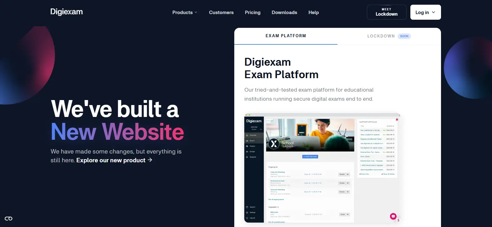Digiexam secure digital exam platform providing end-to-end online assessment delivery