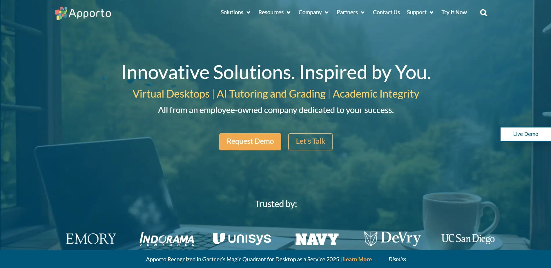 Apporto virtual desktop platform offering white-label VDI solutions