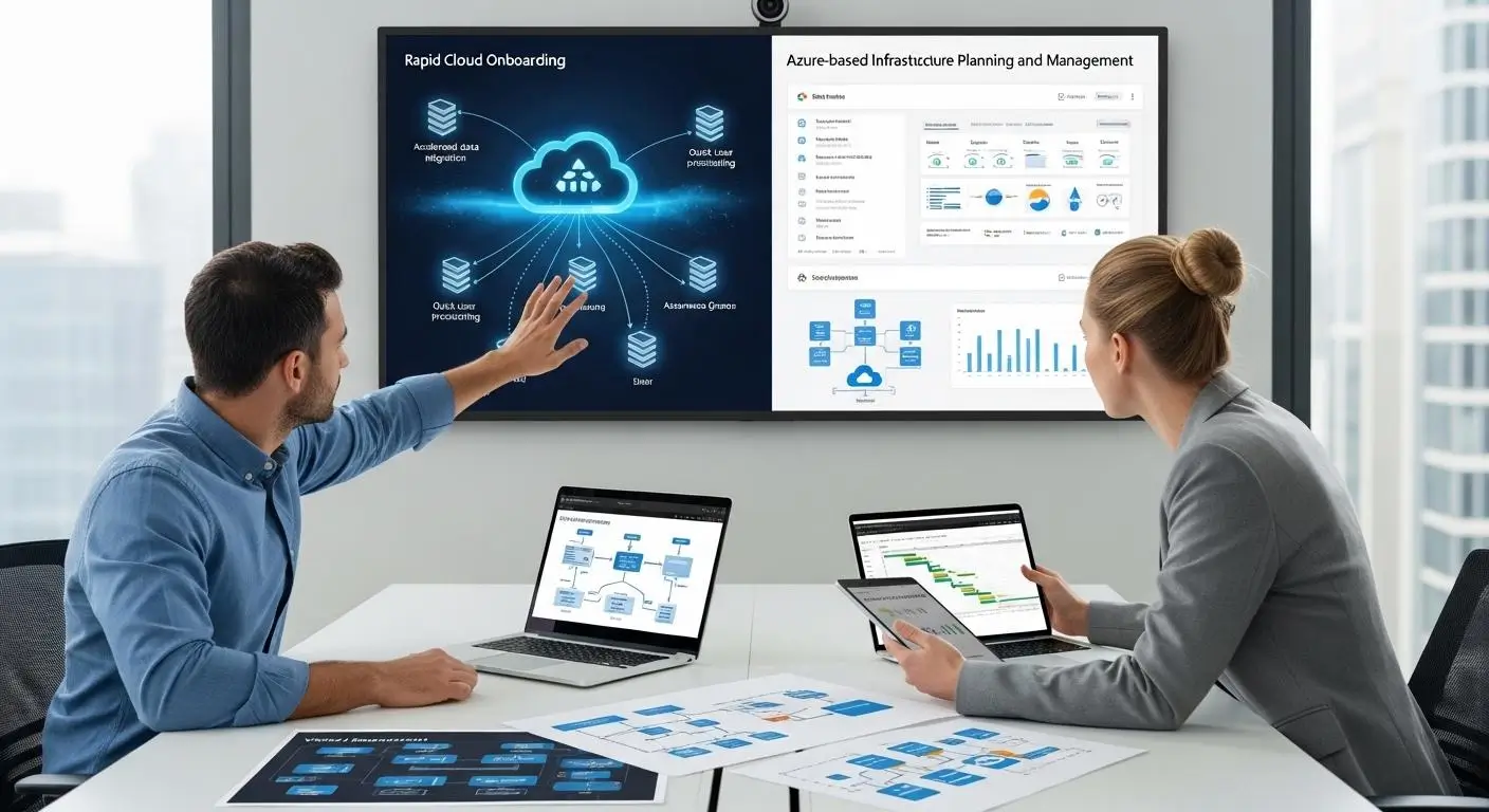 IT administrators comparing virtual desktop deployment