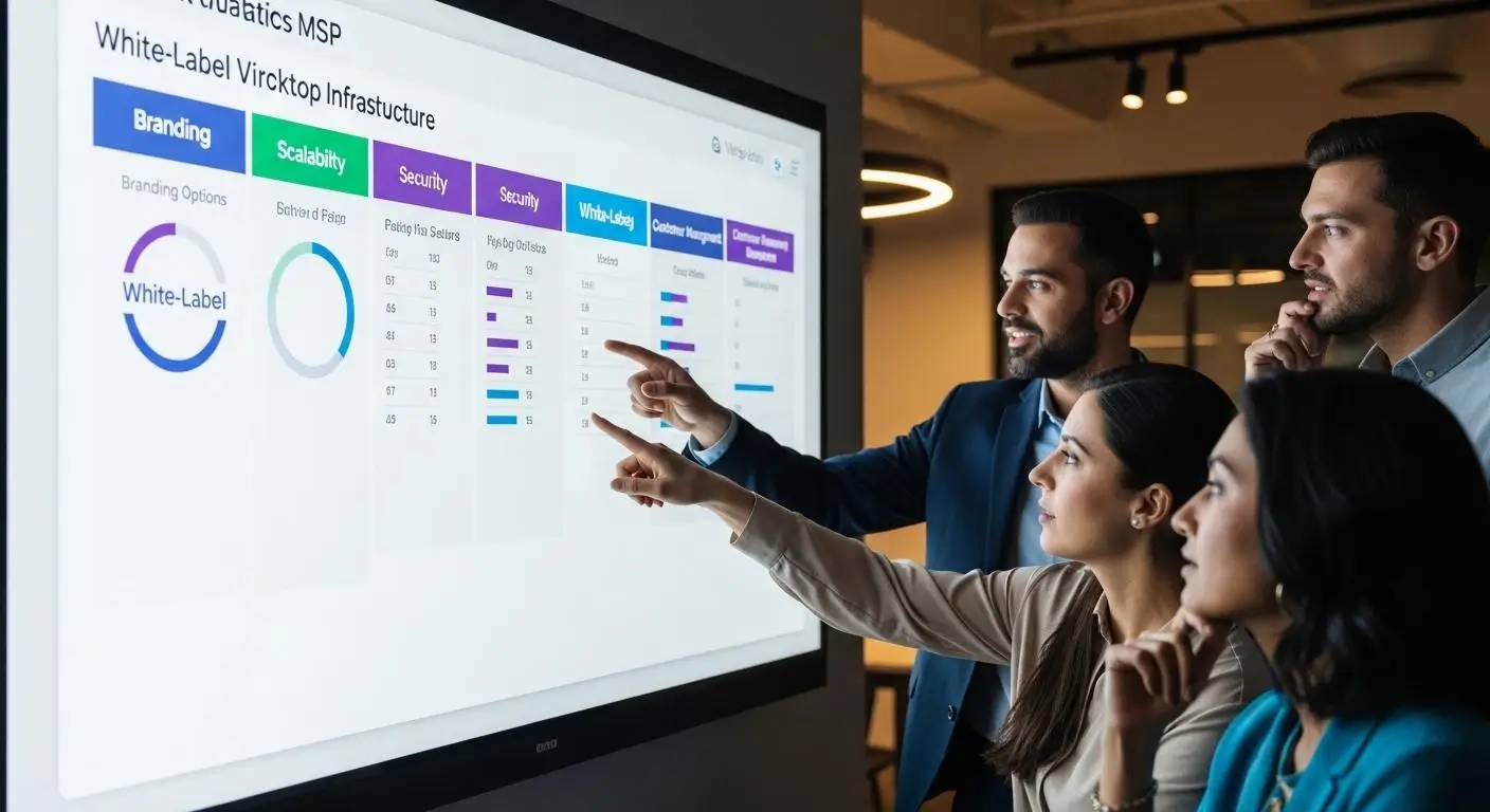Managed service provider evaluating multiple white-label VDI platforms 