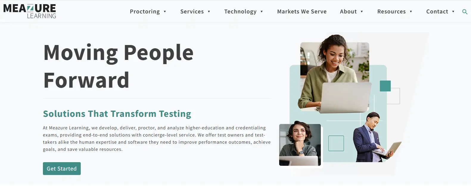 Meazure Learning online assessment and proctoring platform providing secure exam delivery