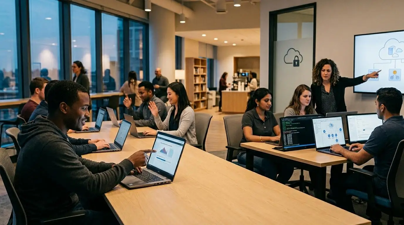 educational and enterprise setting with users launching software instantly