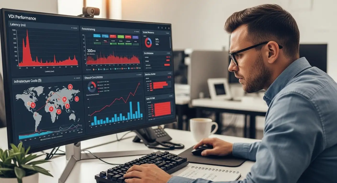 Software developer experiencing VDI performance issues
