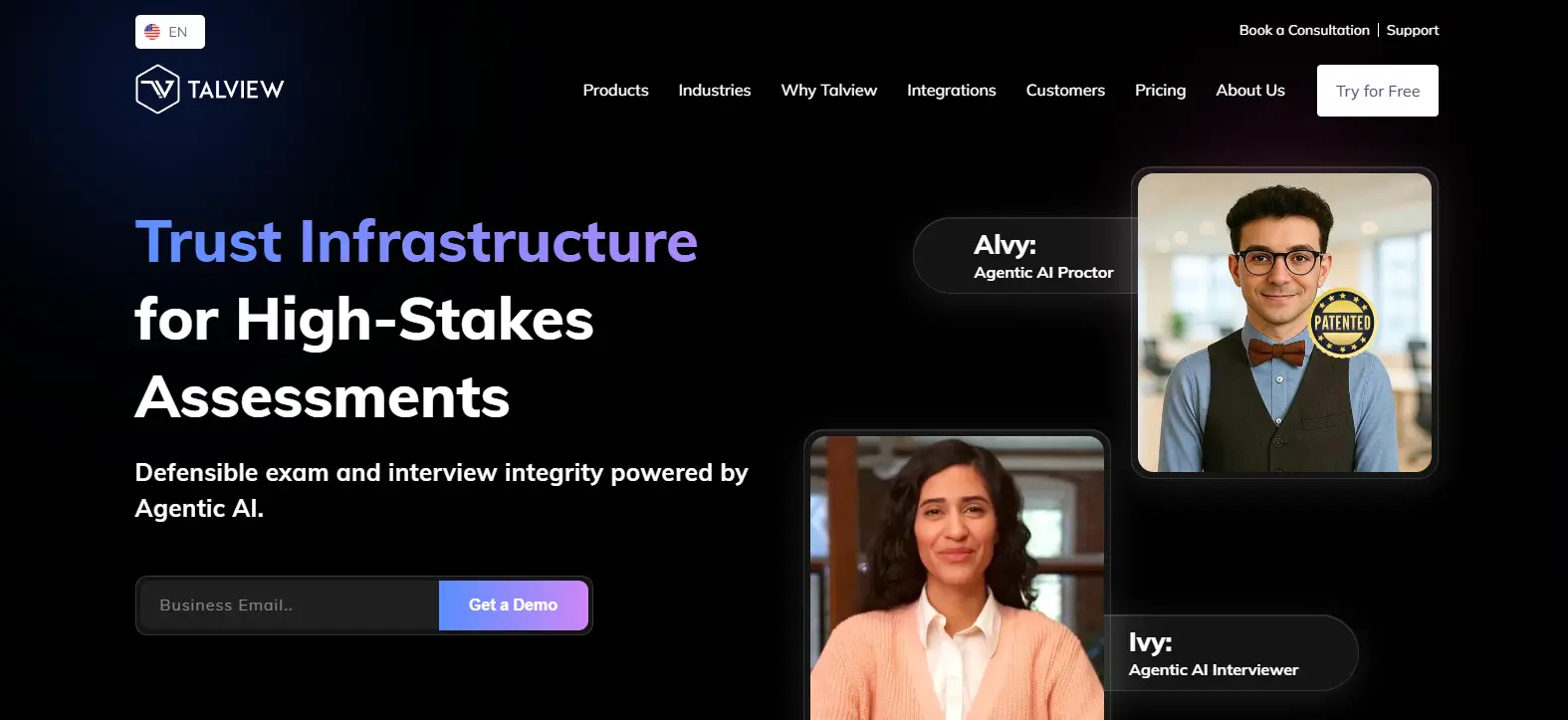 Talview AI-powered online proctoring platform