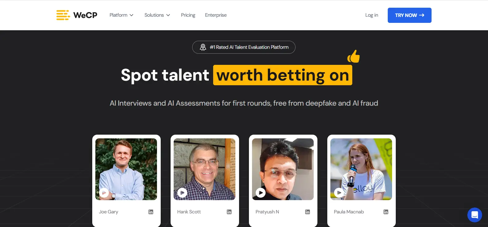 WeCP AI-powered assessment platform providing secure online testing