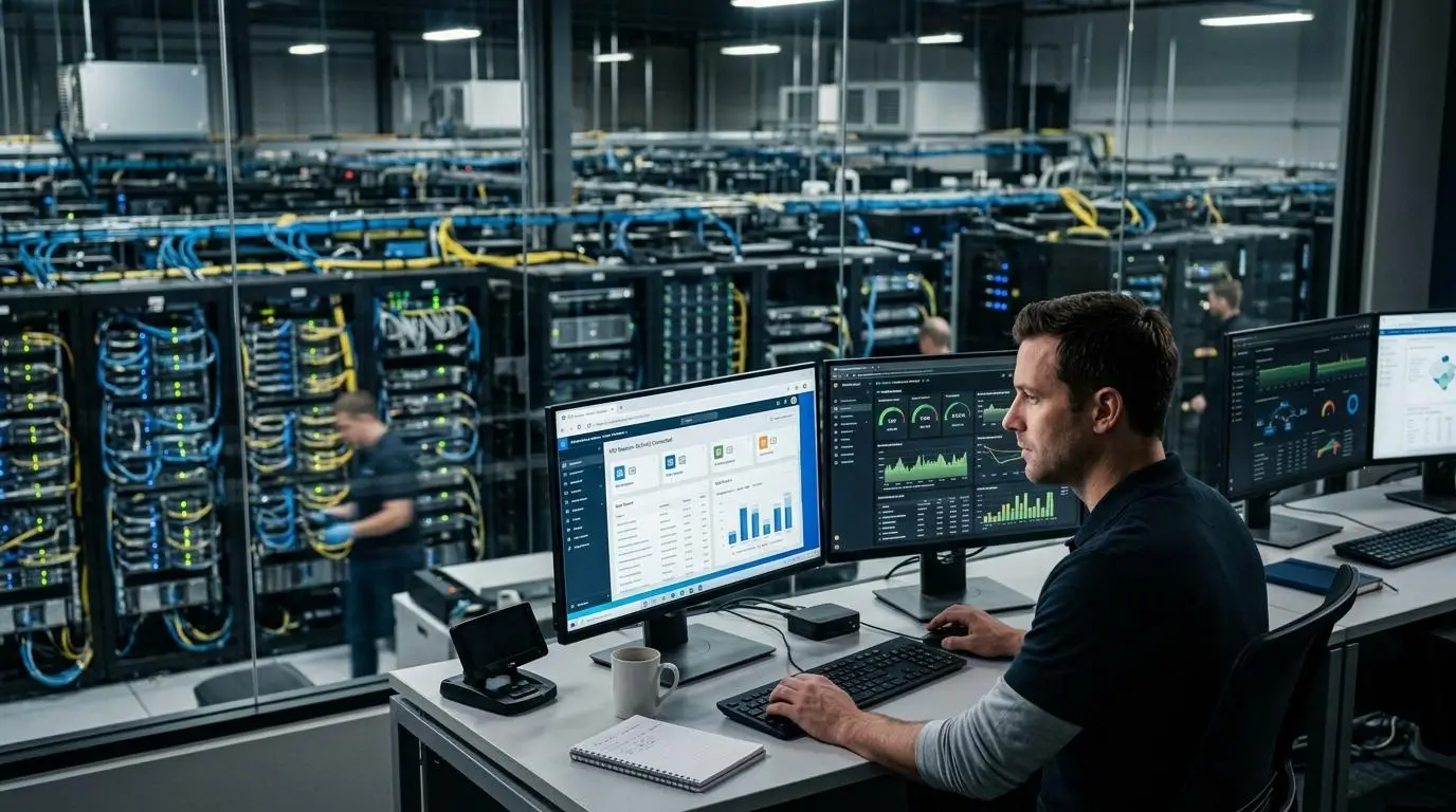 enterprise environment featuring browser-based virtual desktops delivering fast application access to remote users