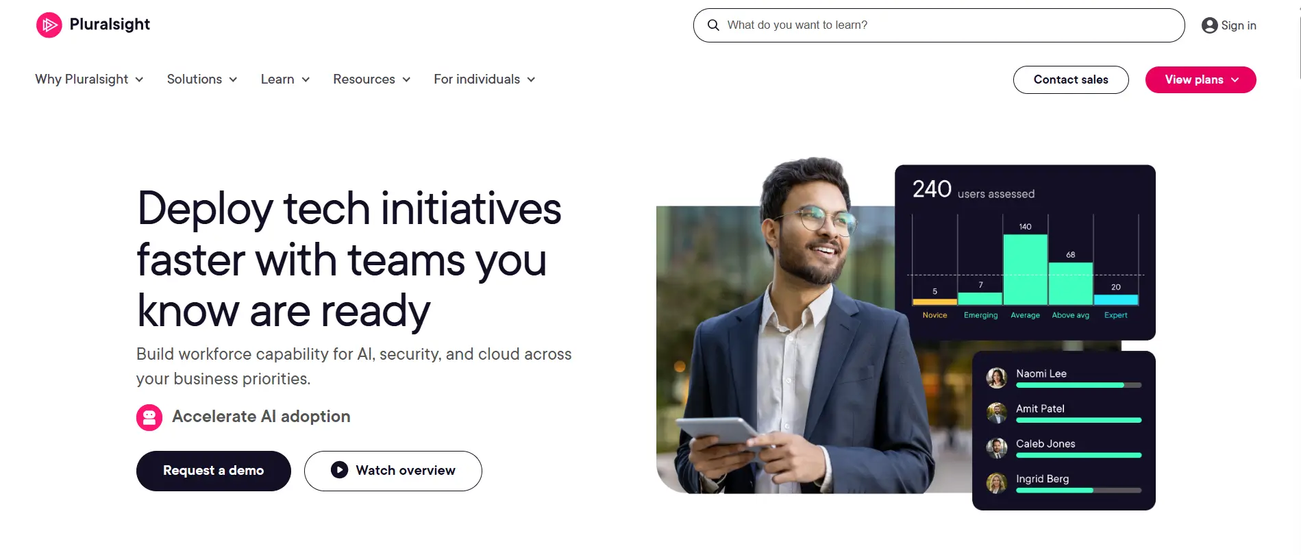 Pluralsight cloud-based technology learning platform