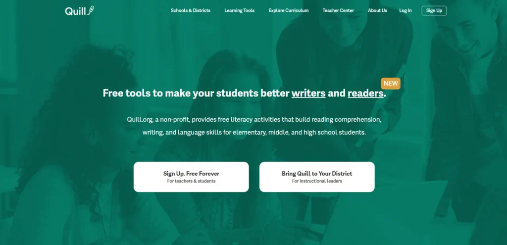  Quill AI writing platform helping students improve writing