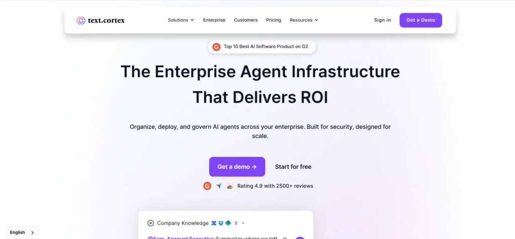 TextCortex AI writing platform providing AI-powered content creation, writing assistance