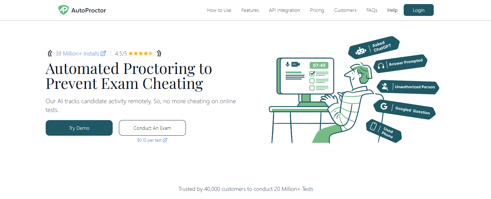 AutoProctor AI-powered online proctoring platform.