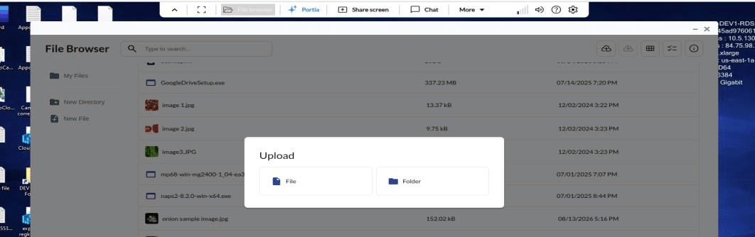 01 upload a file or folder