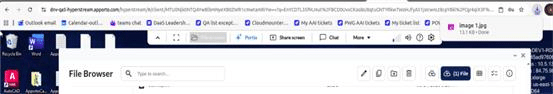 My Files and breadcrumb path